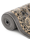 Tabriz Tapestry Collection Area Rug - Azerbaijan (Gray) Rectangle Gray  lifestyle 13