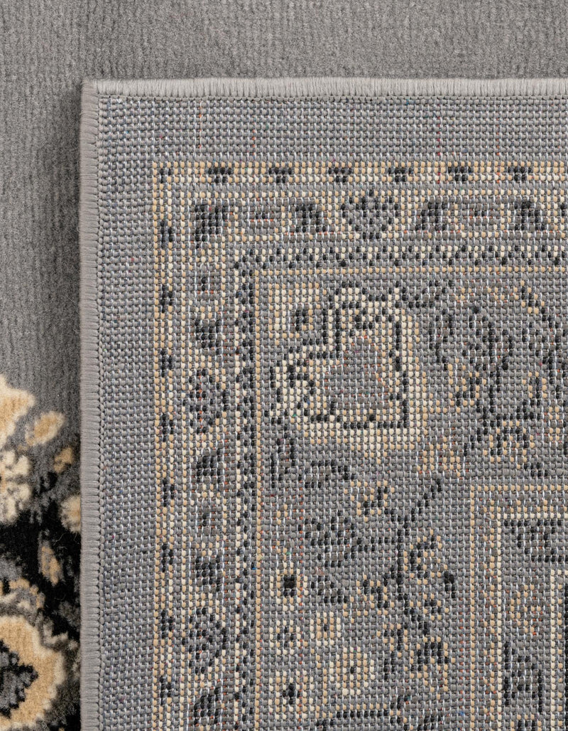 Tabriz Tapestry Collection Area Rug - Azerbaijan (Gray) Rectangle Gray  lifestyle 18