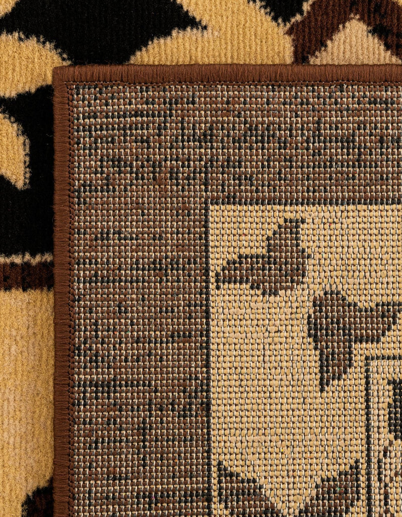 Tabriz Tapestries Collection Area Rug - Azerbaijan (Brown) Rectangle Brown  lifestyle 13