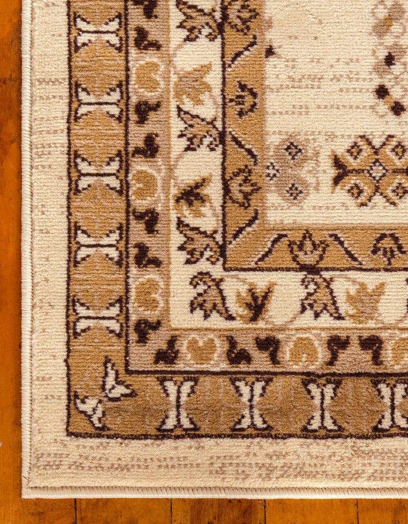 Tabriz Tapestries Collection Area Rug - Azerbaijan (Ivory) Rectangle Ivory  lifestyle 13