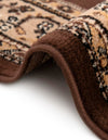 Tabriz Tapestry Collection Area Rug - Azerbaijan (Brown) Rectangle Brown  lifestyle 10