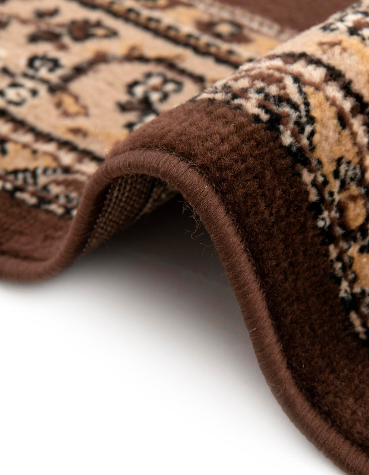 Tabriz Tapestry Collection Area Rug - Azerbaijan (Brown) Rectangle Brown  lifestyle 10