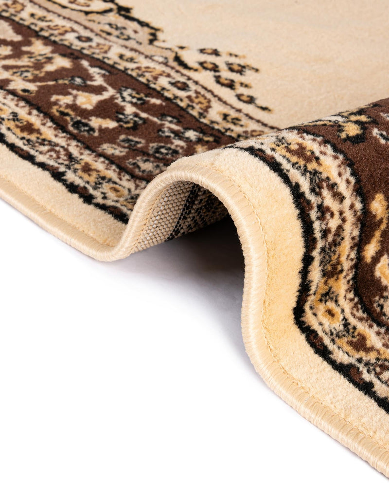 Tabriz Tapestry Collection Area Rug - Azerbaijan (Ivory) Rectangle Ivory  lifestyle 11