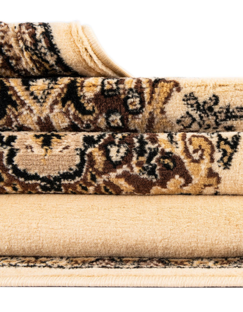Tabriz Tapestry Collection Area Rug - Azerbaijan (Ivory) Rectangle Ivory  lifestyle 15