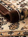 Isfahan Elegance Collection Area Rug - Naghsh-e Jahan (Brown) Rectangle Brown  lifestyle 15