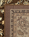 Isfahan Elegance Collection Area Rug - Naghsh-e Jahan (Brown) Rectangle Brown  lifestyle 17