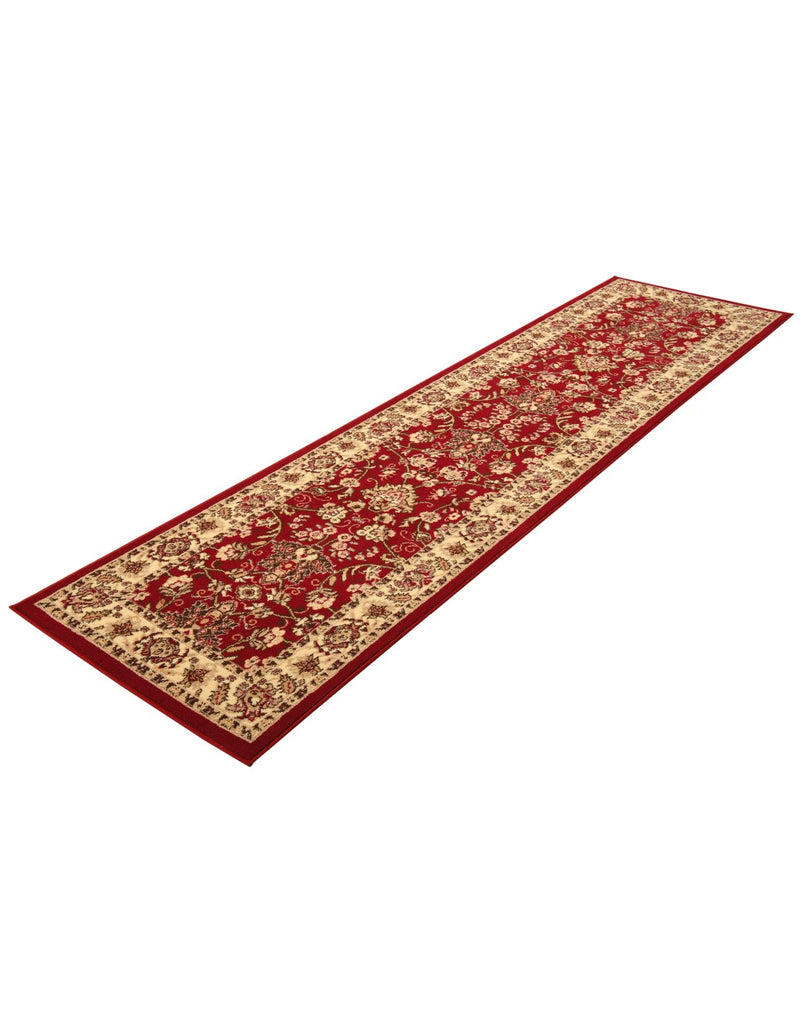 Isfahan Elegance Collection Area Rug - Naghsh-e Jahan (Burgundy) Runner Burgundy  lifestyle 67