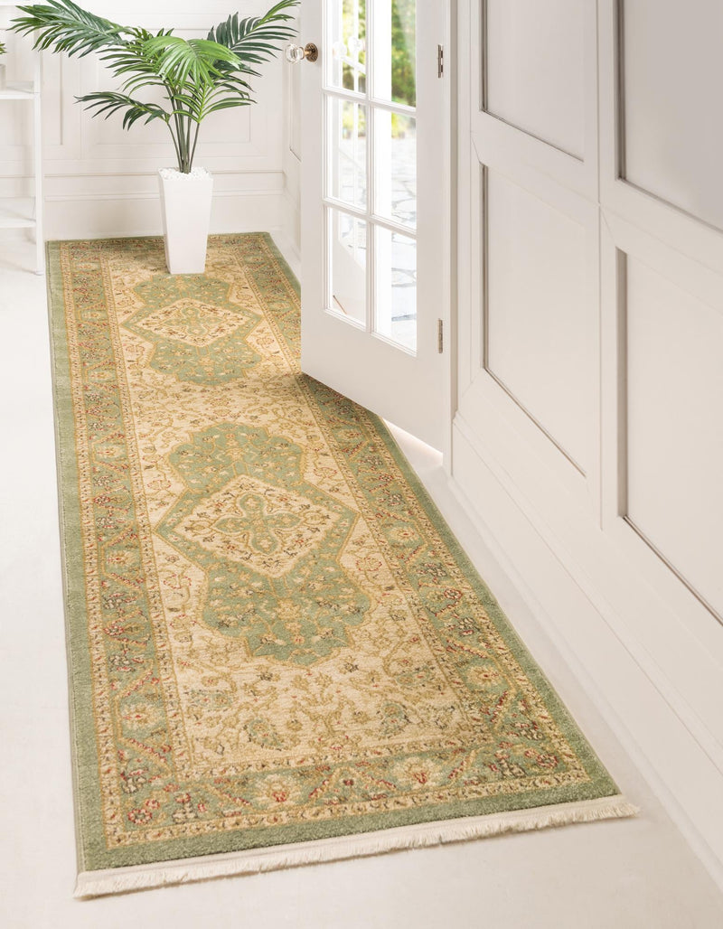 Chelsea Elegance Collection Area Rug -  Twickenham Runner Light Green  lifestyle 61
