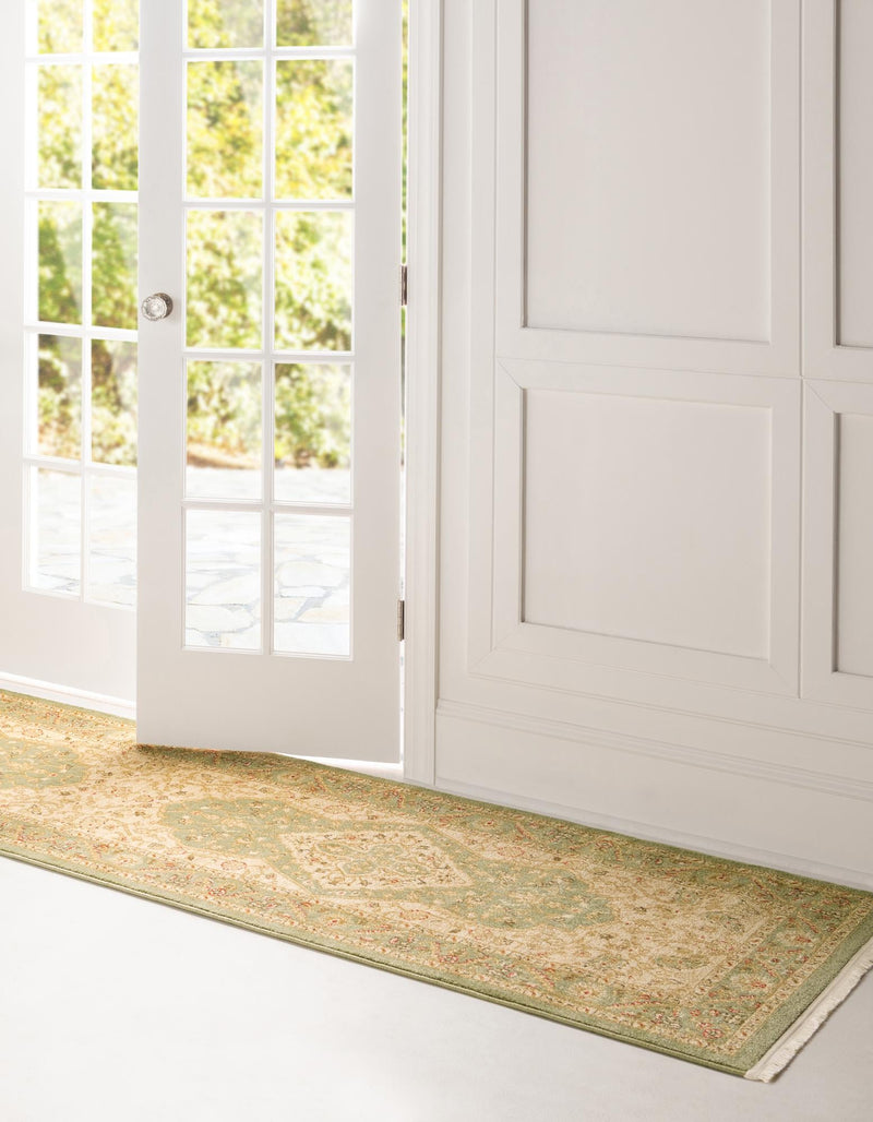 Chelsea Elegance Collection Area Rug -  Twickenham Runner Light Green  lifestyle 62
