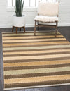Zagros Oasis Collection Area Rug -  Behbahan Rectangle Brown  lifestyle 3