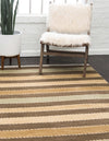 Zagros Oasis Collection Area Rug -  Behbahan Rectangle Brown  lifestyle 7