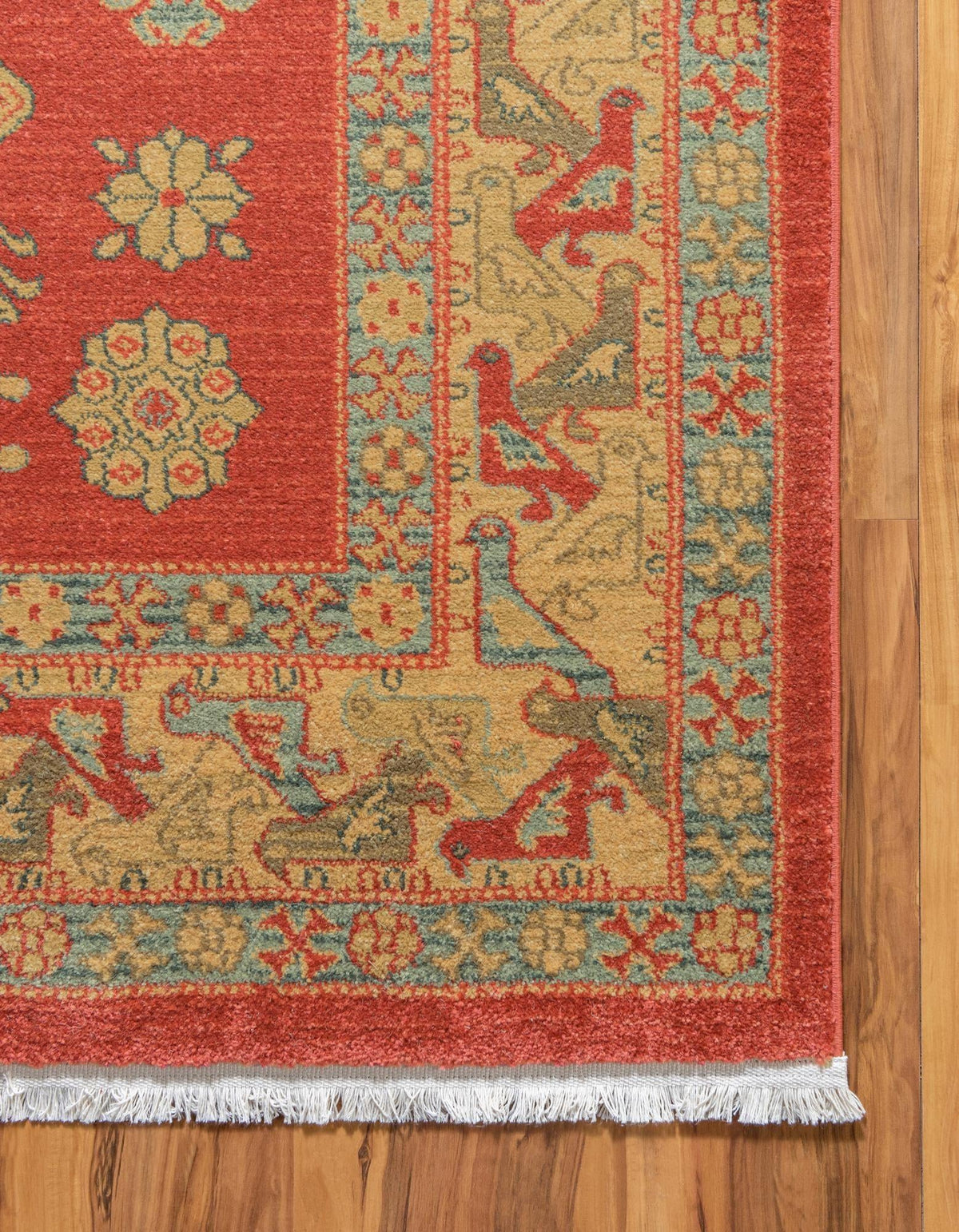 Persian Elegance Collection Area Rug - Isfahan Rectangle Red  lifestyle 32