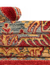 Persian Elegance Collection Area Rug - Isfahan Round Red  lifestyle 23