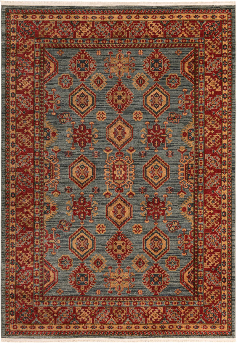 Persian Elegance Collection Area Rug -  Nain Rectangle Light Blue  lifestyle 2