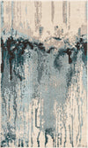 Marrakesh Elegance Collection Area Rug -  Berber Rectangle Light Blue  lifestyle 2