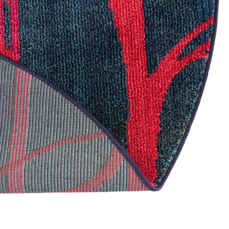 Marrakesh Elegance Collection Area Rug -  Fez Round Blue  lifestyle 37