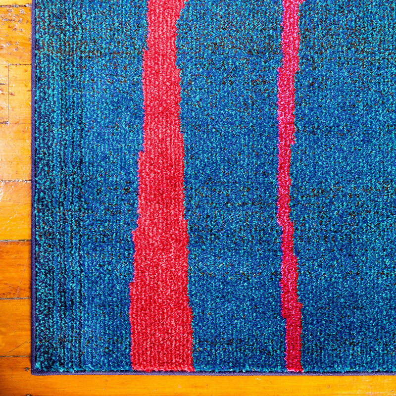 Marrakesh Elegance Collection Area Rug -  Fez Rectangle Blue  lifestyle 9