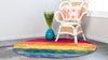 Marrakesh Elegance Collection Area Rug -  Oasis Round Multi  lifestyle 20