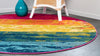 Marrakesh Elegance Collection Area Rug -  Oasis Round Multi  lifestyle 22