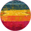 Marrakesh Elegance Collection Area Rug -  Oasis Round Multi  lifestyle 15