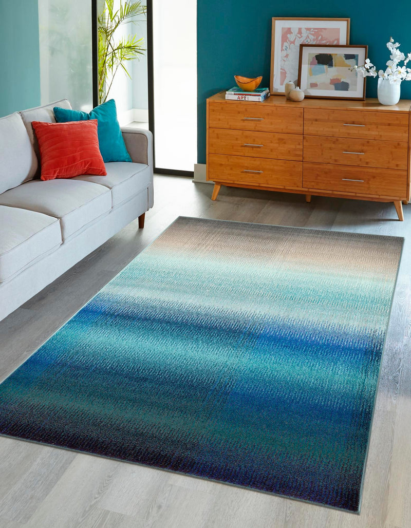 Marrakesh Elegance Collection Area Rug -  Agadir Rectangle Blue  lifestyle 2