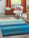 Marrakesh Elegance Collection Area Rug -  Agadir Rectangle Blue  lifestyle 3