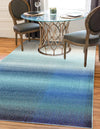 Marrakesh Elegance Collection Area Rug -  Agadir Rectangle Blue  lifestyle 6