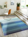 Marrakesh Elegance Collection Area Rug -  Agadir Rectangle Blue  lifestyle 7
