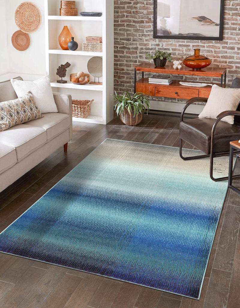 Marrakesh Elegance Collection Area Rug -  Agadir Rectangle Blue  lifestyle 8