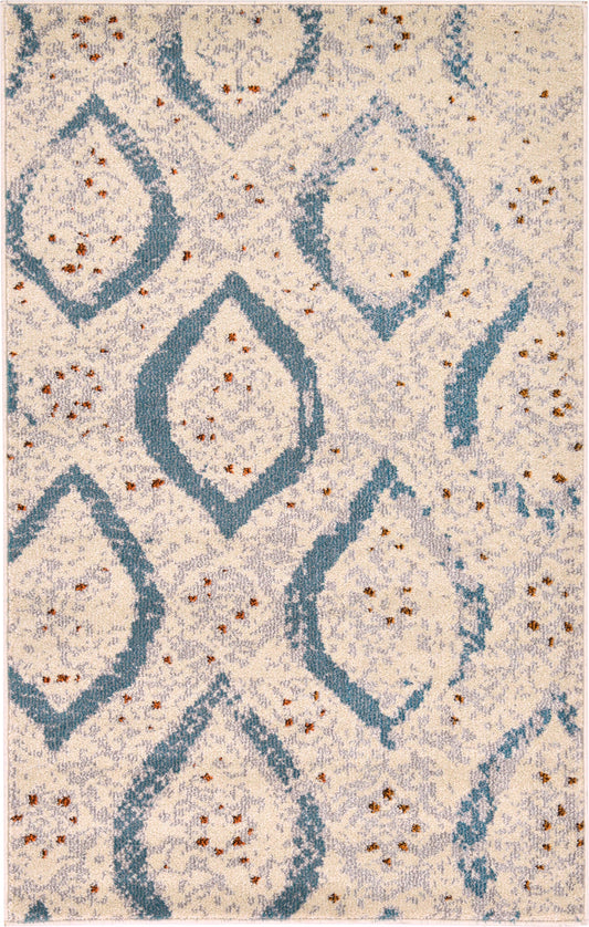 Marrakesh Elegance Collection Area Rug -  Kelaa Rectangle Cream Main