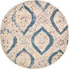 Marrakesh Elegance Collection Area Rug -  Kelaa Round Cream  lifestyle 11