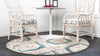 Marrakesh Elegance Collection Area Rug -  Kelaa Round Cream  lifestyle 17