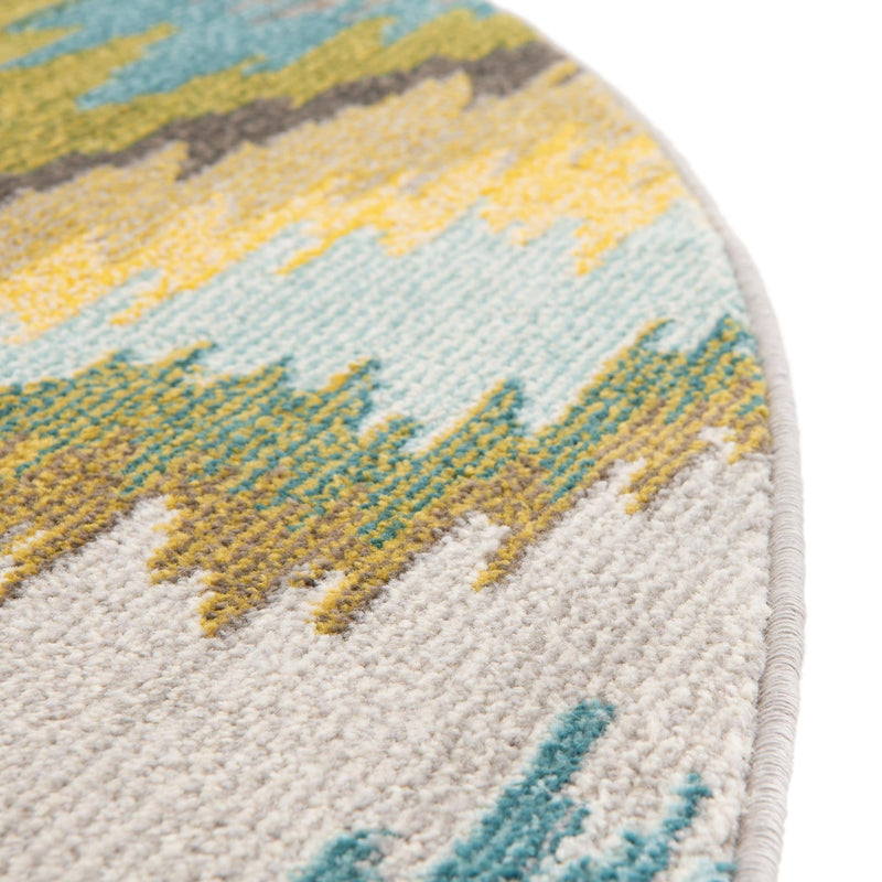 Marrakesh Elegance Collection Area Rug -  Chergui Round Multi  lifestyle 30