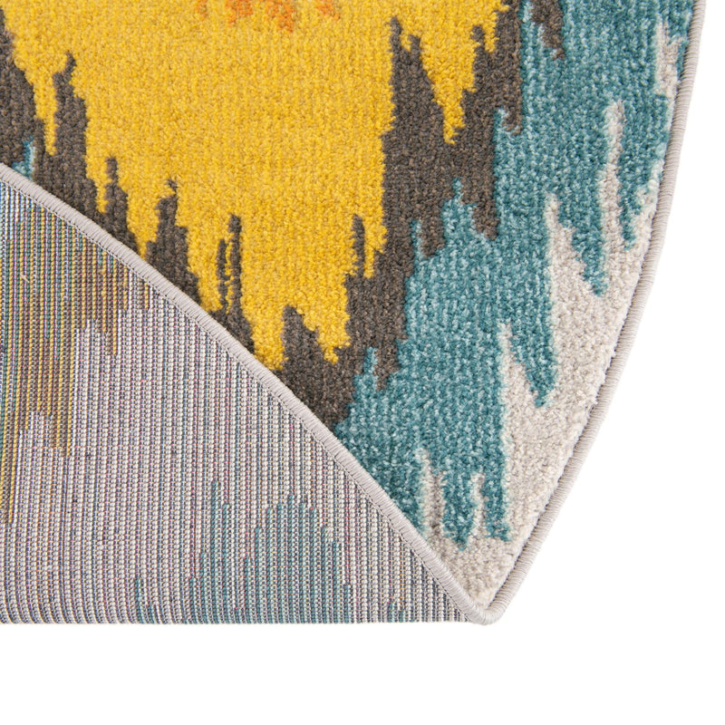 Marrakesh Elegance Collection Area Rug -  Chergui Round Multi  lifestyle 34