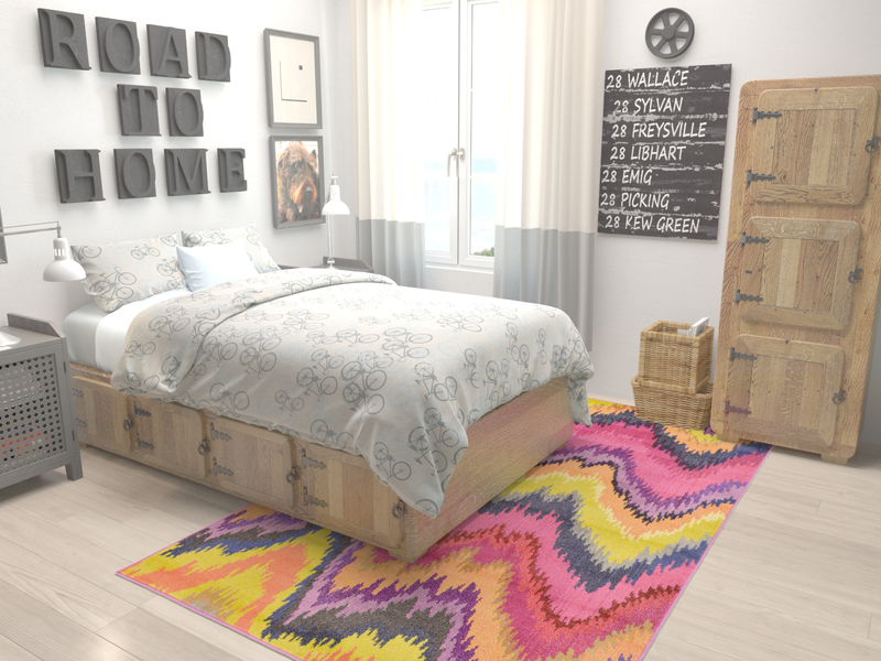 Marrakesh Elegance Collection Area Rug -  Chergui Rectangle Multi  lifestyle 4