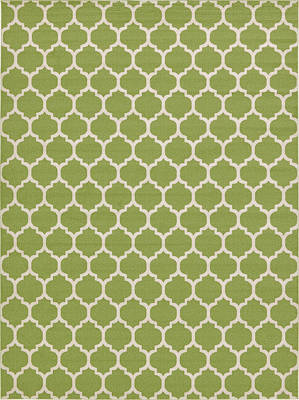 Lattice Gardens Collection Area Rug -  Bloomfield (Light Green) Rectangle Light Green  lifestyle 2