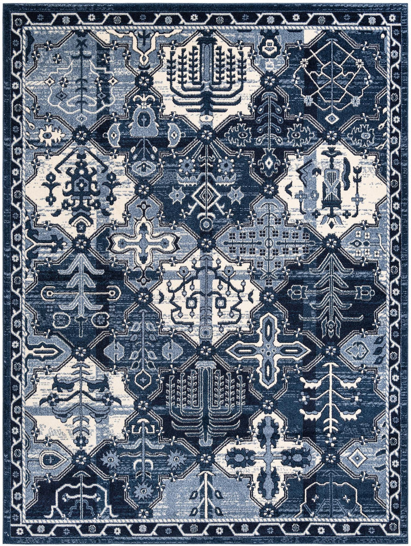 Horizon Collection Area Rug - Dawn Rectangle Blue  lifestyle 2
