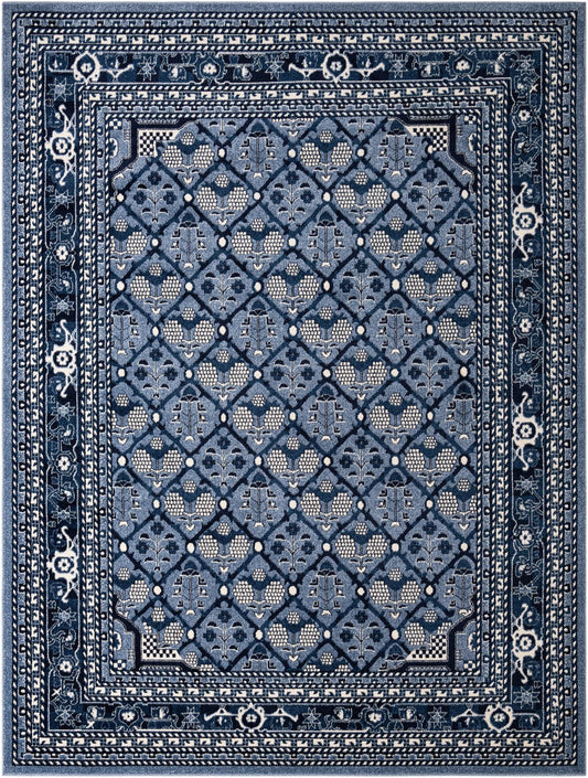 Horizon Collection Area Rug -  Aurora Rectangle Blue Main