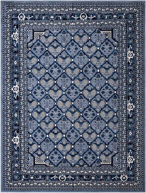 Horizon Collection Area Rug -  Aurora Rectangle Blue Main
