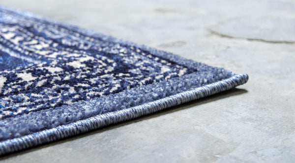 Horizon Collection Area Rug -  Aurora Rectangle Blue  lifestyle 9