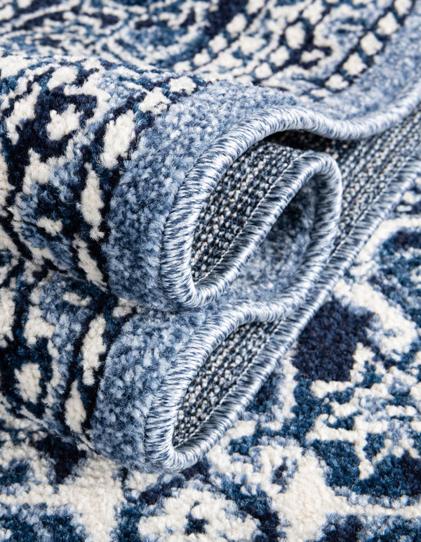 Horizon Collection Area Rug -  Aurora Rectangle Blue  lifestyle 18