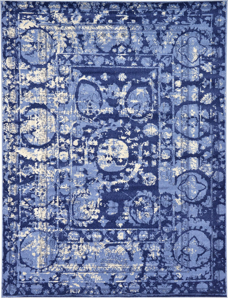 Horizon Collection Area Rug -  Zenith Rectangle Blue  lifestyle 3