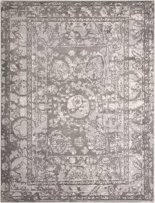 Horizon Collection Area Rug -  Zenith Rectangle Gray Main