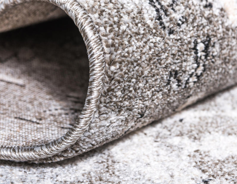 Horizon Collection Area Rug -  Zenith Rectangle Gray  lifestyle 12