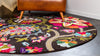Marrakesh Elegance Collection Area Rug - Medina Round Brown  lifestyle 21