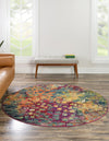 Sevilla Splendor Collection Area Rug -  Andalusia Round Multi  lifestyle 41
