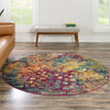 Sevilla Splendor Collection Area Rug -  Andalusia Round Multi  lifestyle 69