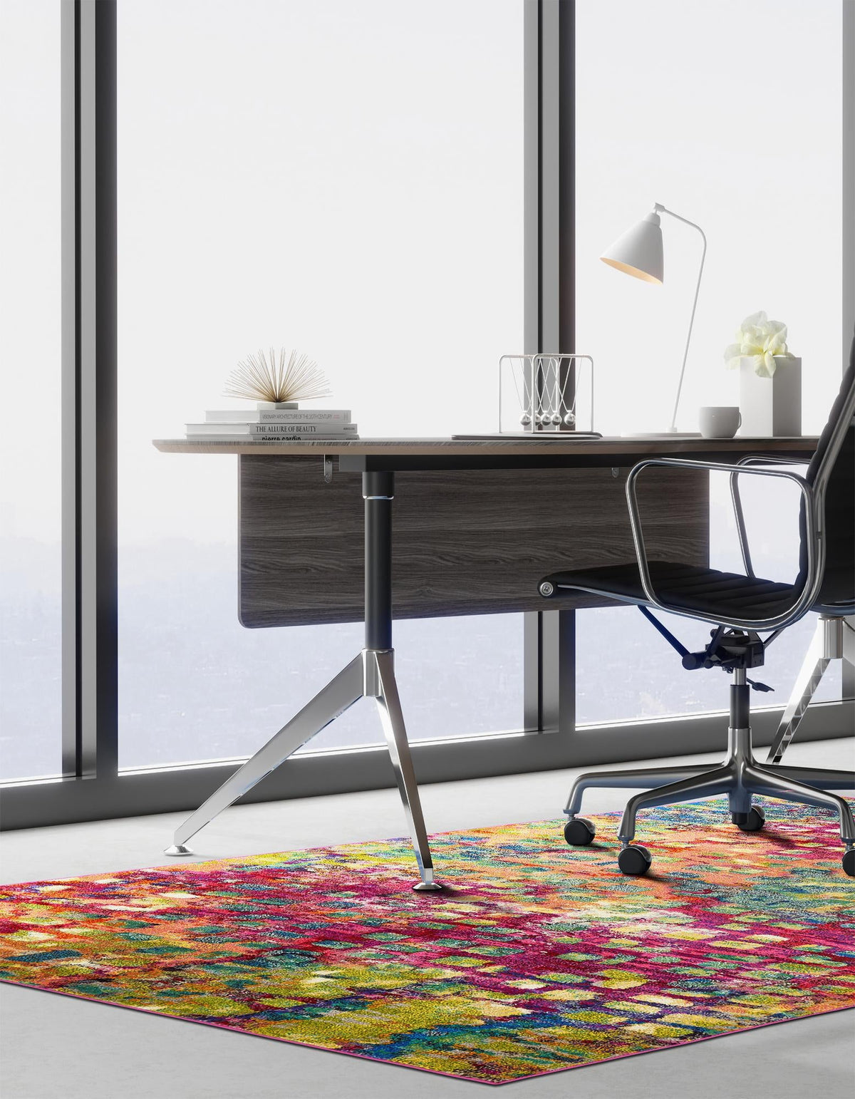 Sevilla Splendor Collection Area Rug - Alcazar Rectangular Multi  lifestyle 129