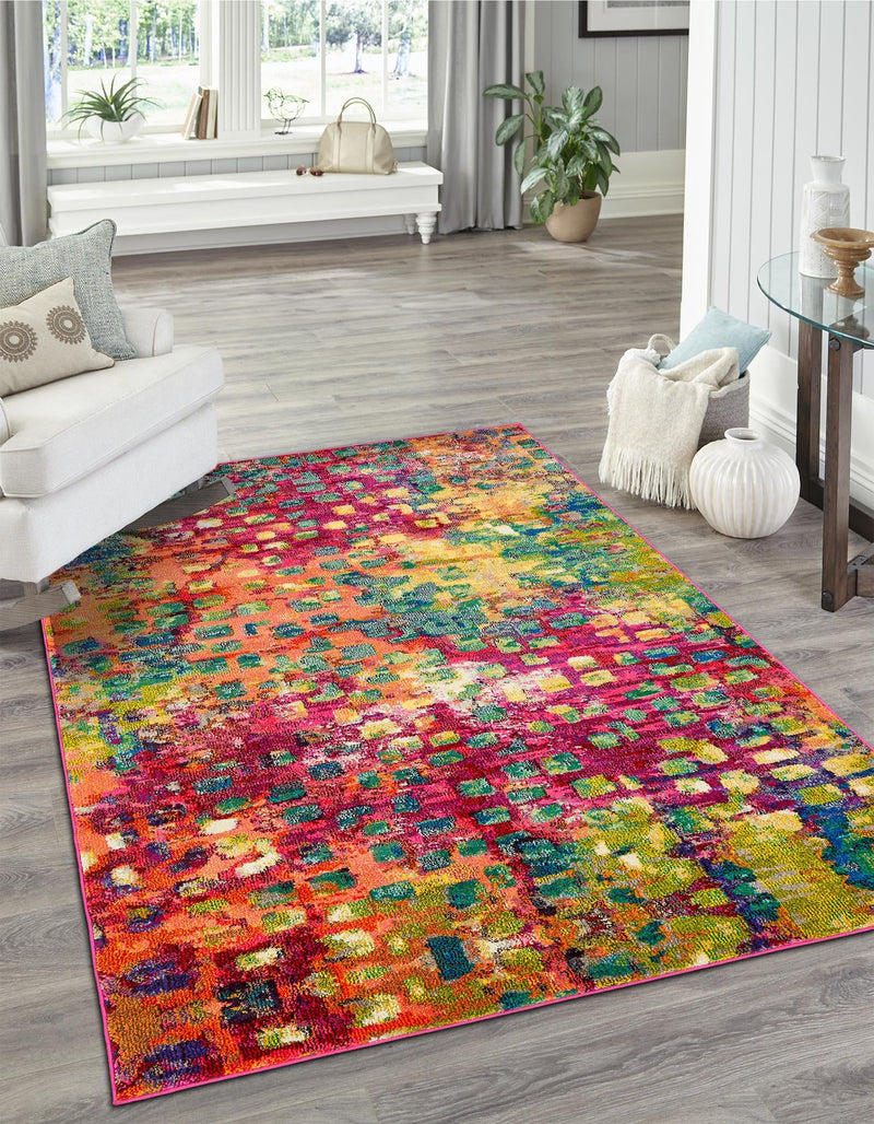 Sevilla Splendor Collection Area Rug -  Andalusia Rectangle Multi  lifestyle 19