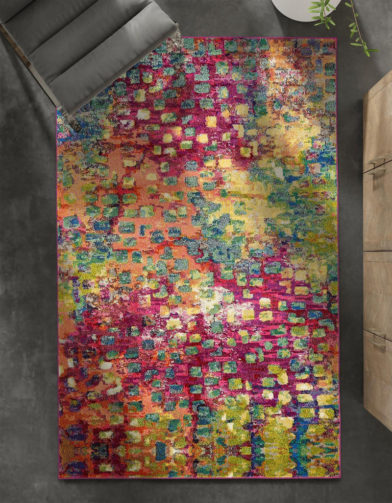 Sevilla Splendor Collection Area Rug - Alcazar Rectangle Multi  lifestyle 32